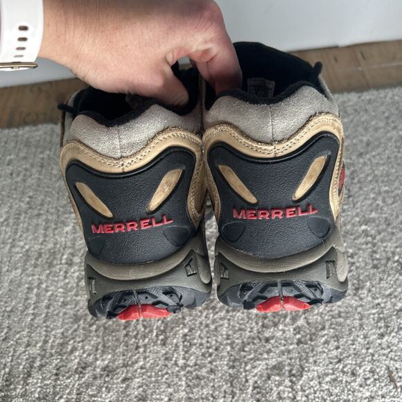 Merrell Reflex Mid Gore-Tex Taupe Leather Hiking Boots Womens Size 8 EUR 38.5 - Picture 6 of 11